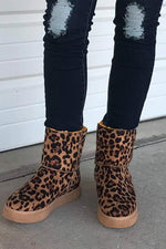 Print Snow Boots