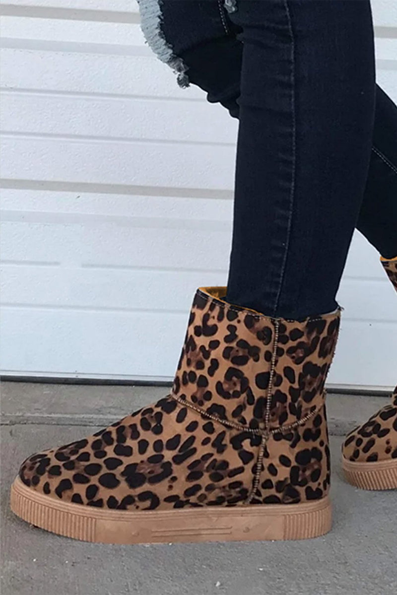 Print Snow Boots