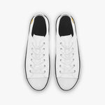 Sue Sue Sweet Low Canvas Shoes-White sole