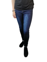 Blue Distressed Skinny Jeans