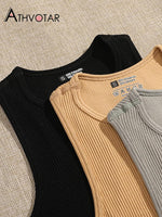 ATHVOTAR 14 Colors Women Crop Top Seamless Casual Streetwear White Bra