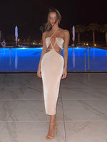 Backless Midi Dress