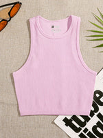 Chrleisure Women's Sports Top Gym Sports Crop Tops Vest Top Fitness