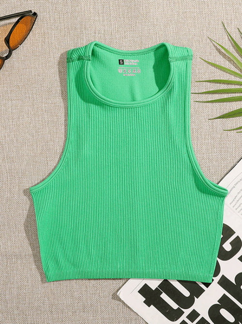 Chrleisure Women's Sports Top Gym Sports Crop Tops Vest Top Fitness