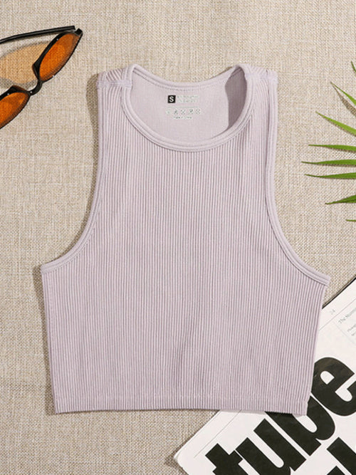 Chrleisure Women's Sports Top Gym Sports Crop Tops Vest Top Fitness