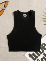 Chrleisure Women's Sports Top Gym Sports Crop Tops Vest Top Fitness