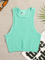 Chrleisure Women's Sports Top Gym Sports Crop Tops Vest Top Fitness