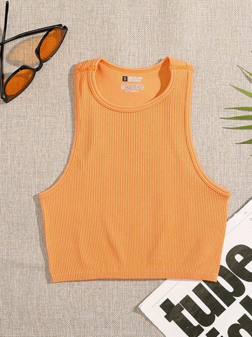 Chrleisure Women's Sports Top Gym Sports Crop Tops Vest Top Fitness