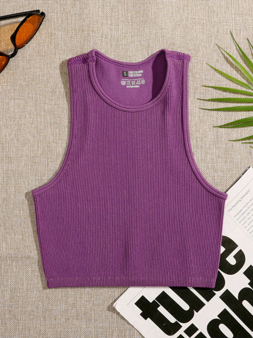 Chrleisure Women's Sports Top Gym Sports Crop Tops Vest Top Fitness