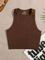 Chrleisure Women's Sports Top Gym Sports Crop Tops Vest Top Fitness