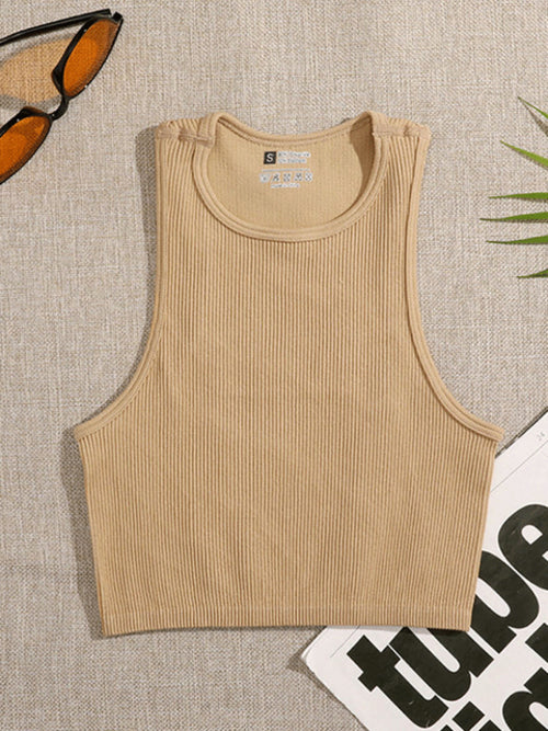 Chrleisure Women's Sports Top Gym Sports Crop Tops Vest Top Fitness