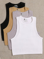 Chrleisure Women's Sports Top Gym Sports Crop Tops Vest Top Fitness