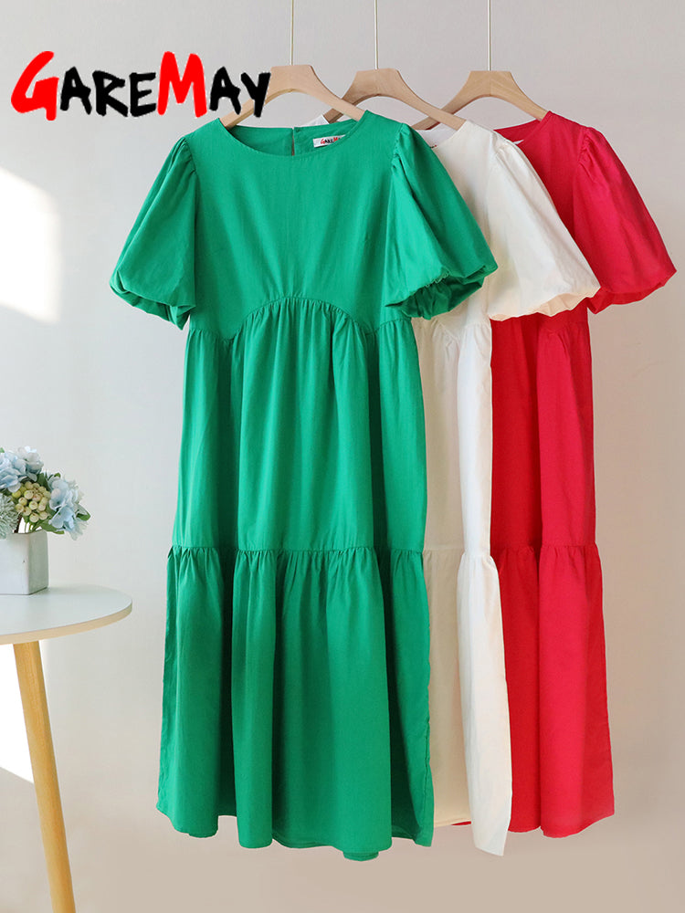 Casual Women Summer Maxi Dress 100% Cotton