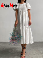 Casual Women Summer Maxi Dress 100% Cotton