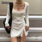 Bodycon Black Dress Women