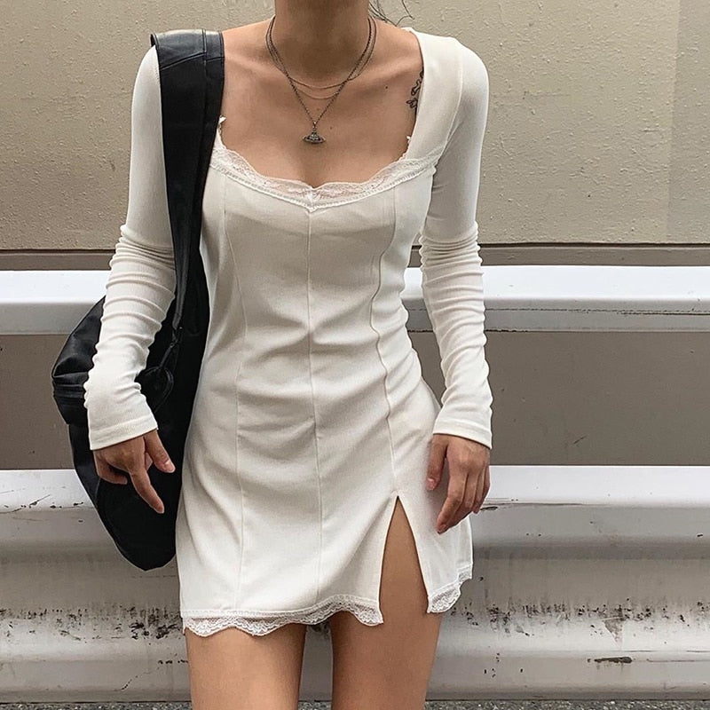 Bodycon Black Dress Women