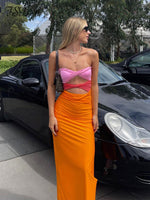 Y2k Strapless Bodycon Dress