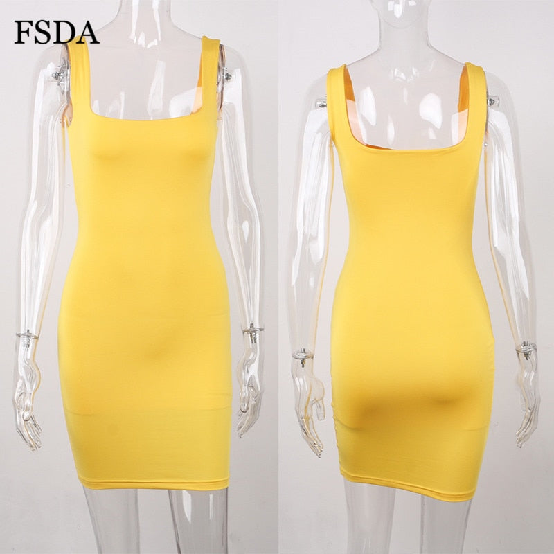 Sleeveless Bodycon Mini Dress