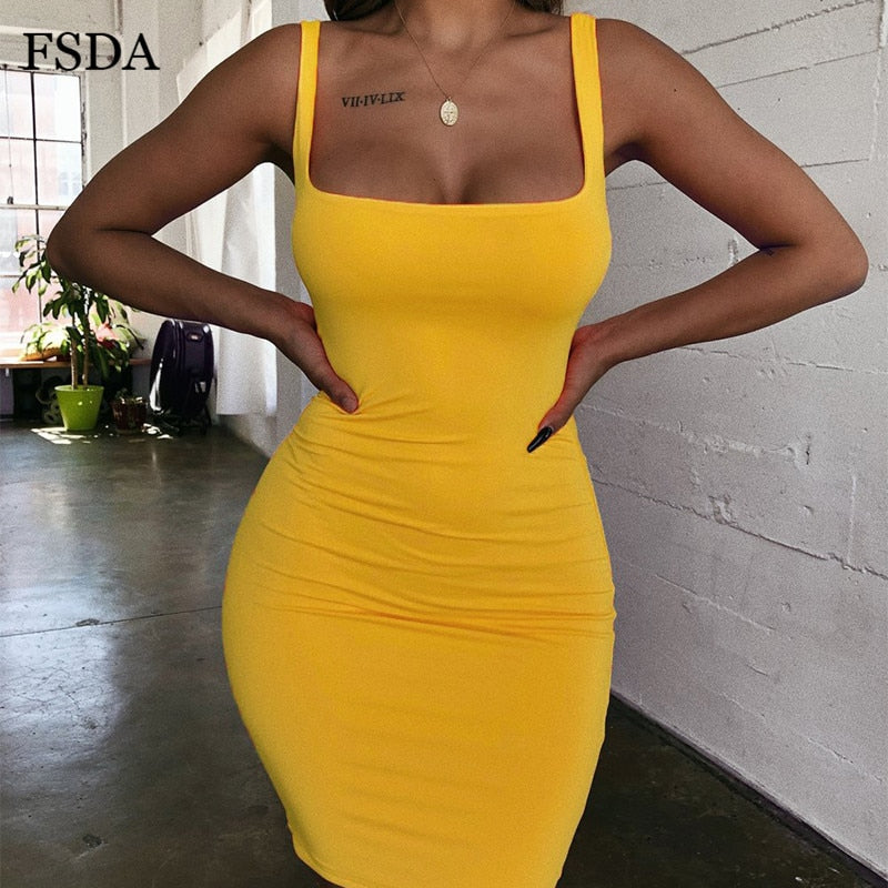 Sleeveless Bodycon Mini Dress