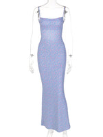 Flower Print Slip Sleeveless Dress