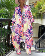 Letter Print Buttoned Pocket Design Casual Jumpsuit
