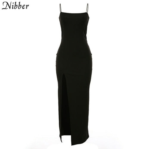 Nibber red black New year christmas party long dress