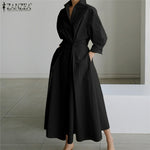 Oversized Elegant Women Autumn Sundress