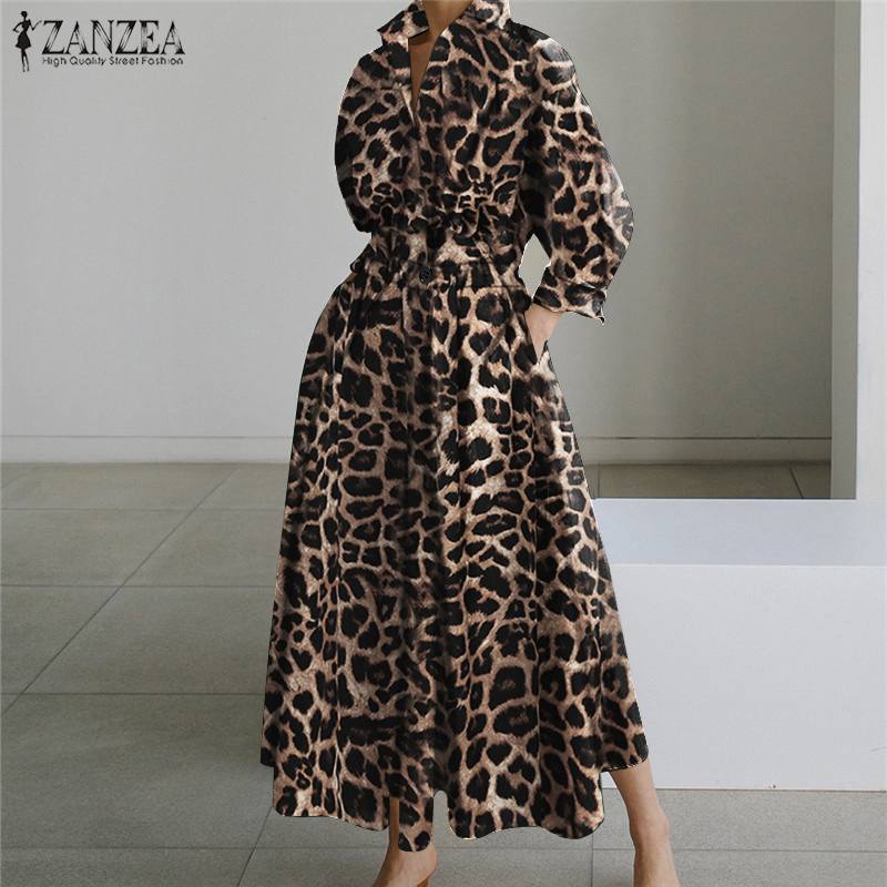 Oversized Elegant Women Autumn Sundress
