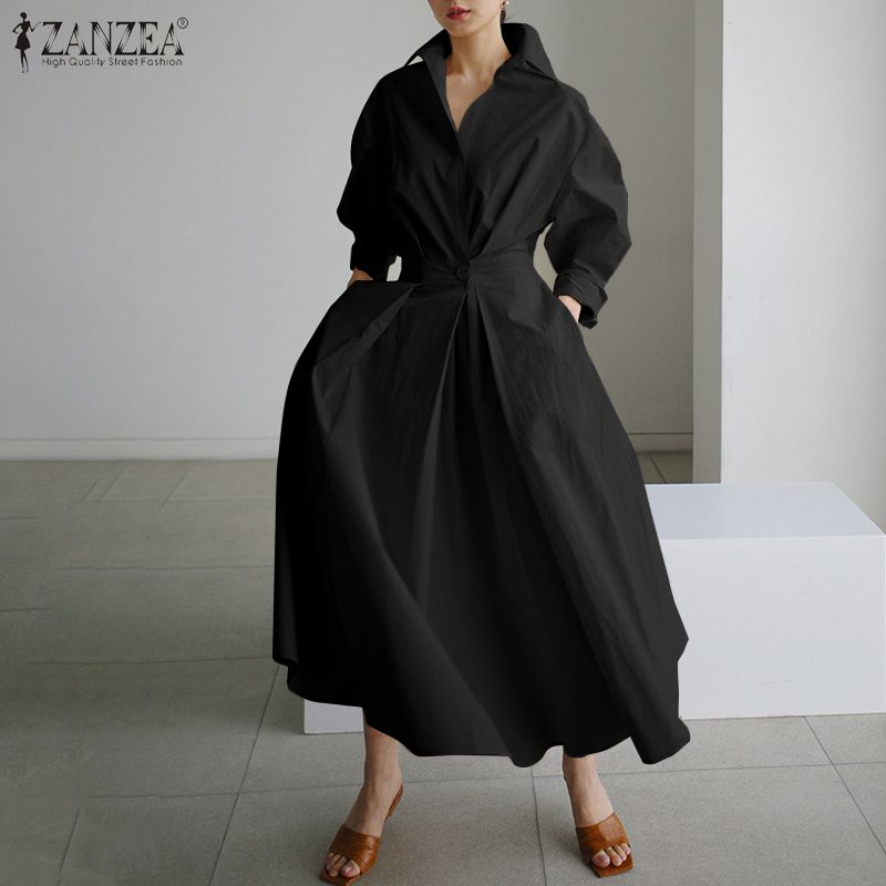 Oversized Elegant Women Autumn Sundress