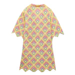 Women's Openwork Diamond Pattern Crochet