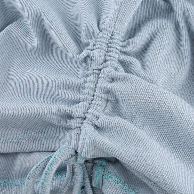 Ruched Sleeveless Tank Top