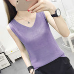 Spring and Summer Female 2019 New Hollow Knitted vest Loose Outside