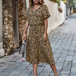 Summer Polka Dot Midi Dress