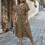 Summer Polka Dot Midi Dress