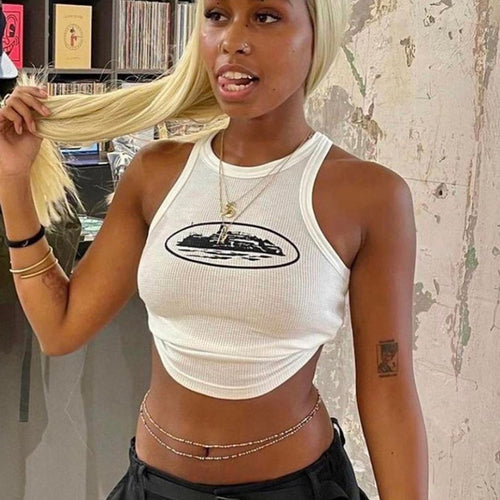 Summer Slim Render Short Top Sexy Women Sleeveless O Croptops Tank