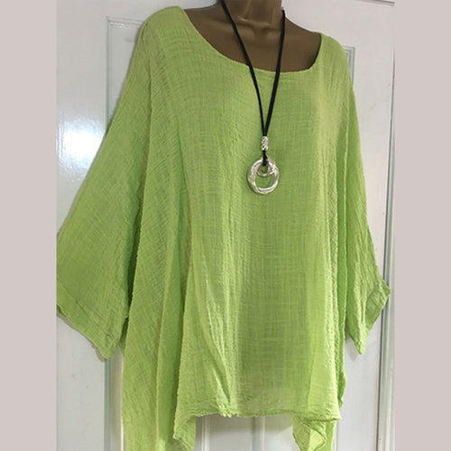 Summer Solid Blouse