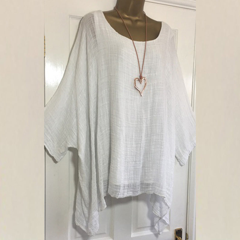 Summer Solid Blouse