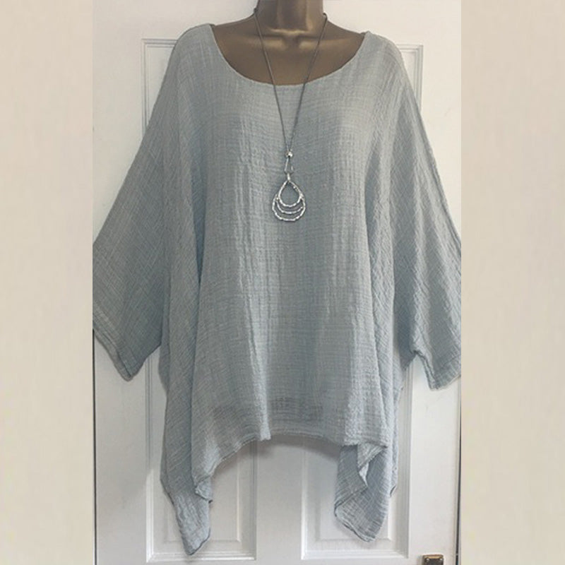 Summer Solid Blouse