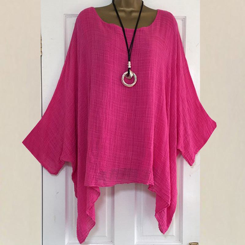 Summer Solid Blouse