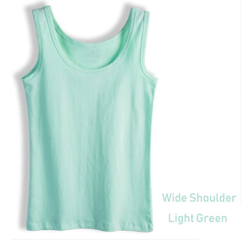 Summer Style Soft Cotton Women Tank Top Fitness Sexy Sleeveless Sport