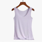 Tank Tops Summer Seamless Ice Silk Vest Women Wear Undershirt