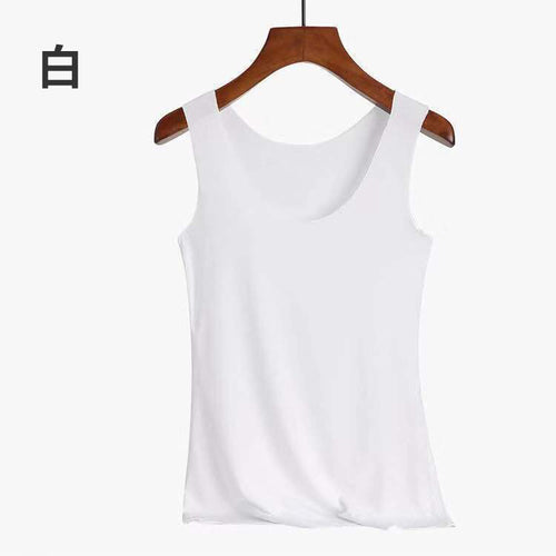 Tank Tops Summer Seamless Ice Silk Vest Women Wear Undershirt