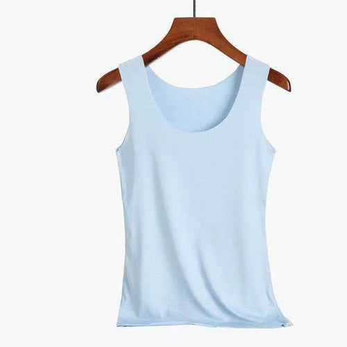 Tank Tops Summer Seamless Ice Silk Vest Women Wear Undershirt