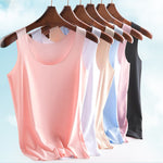 Tank Tops Summer Seamless Ice Silk Vest Women Wear Undershirt