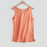 Women Cotton Linen Vest