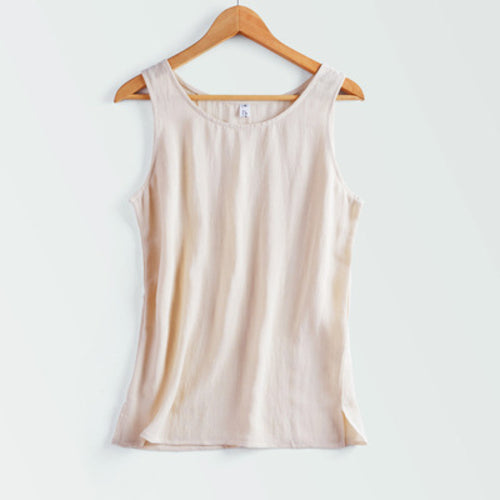 Women Cotton Linen Vest