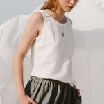 Women Cotton Linen Vest