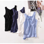 Women Cotton Linen Vest