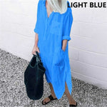 Women Shirt Dress Spring Summer
