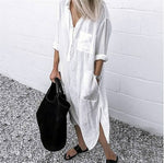 Women Shirt Dress Spring Summer